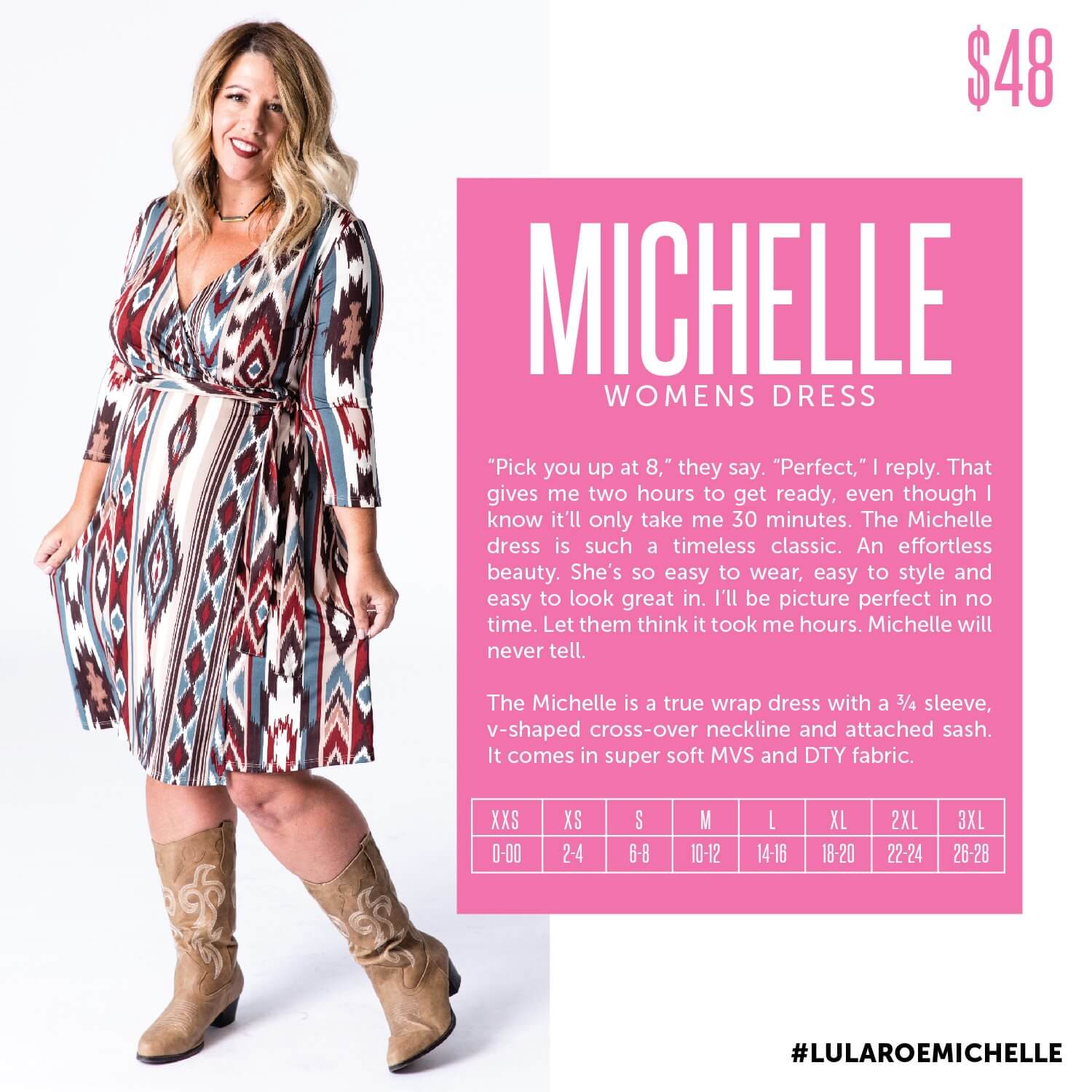 Lularoe Michelle Dress Size Chart